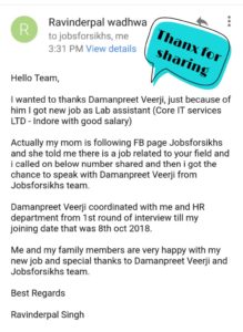 Job from Jobs for Sikhs